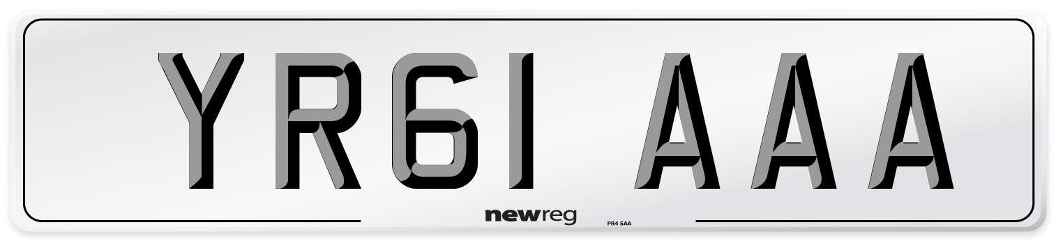 YR61 AAA Number Plate from New Reg